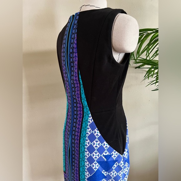 Ivanka Trump Geometric Bodycon Dress – Size 4 - Picture 7 of 9